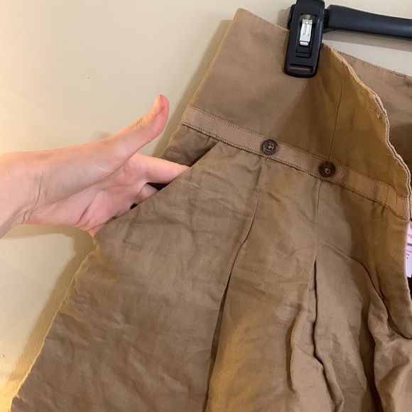 Matthew Williamson khaki flowy shorts - Picture 7 of 8